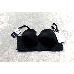 Leonisa Black Size 36 Strapless Longline Contouring Bra NWT
